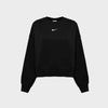 Nike Womens Phoenix Fleece Oversized Sweatshirt Black