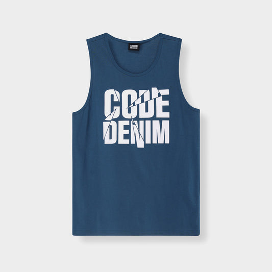 CODE MENS Graphic Vest BLUE