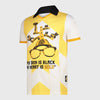 Majita Mens Makarapa Collared V-neck Tee Yellow