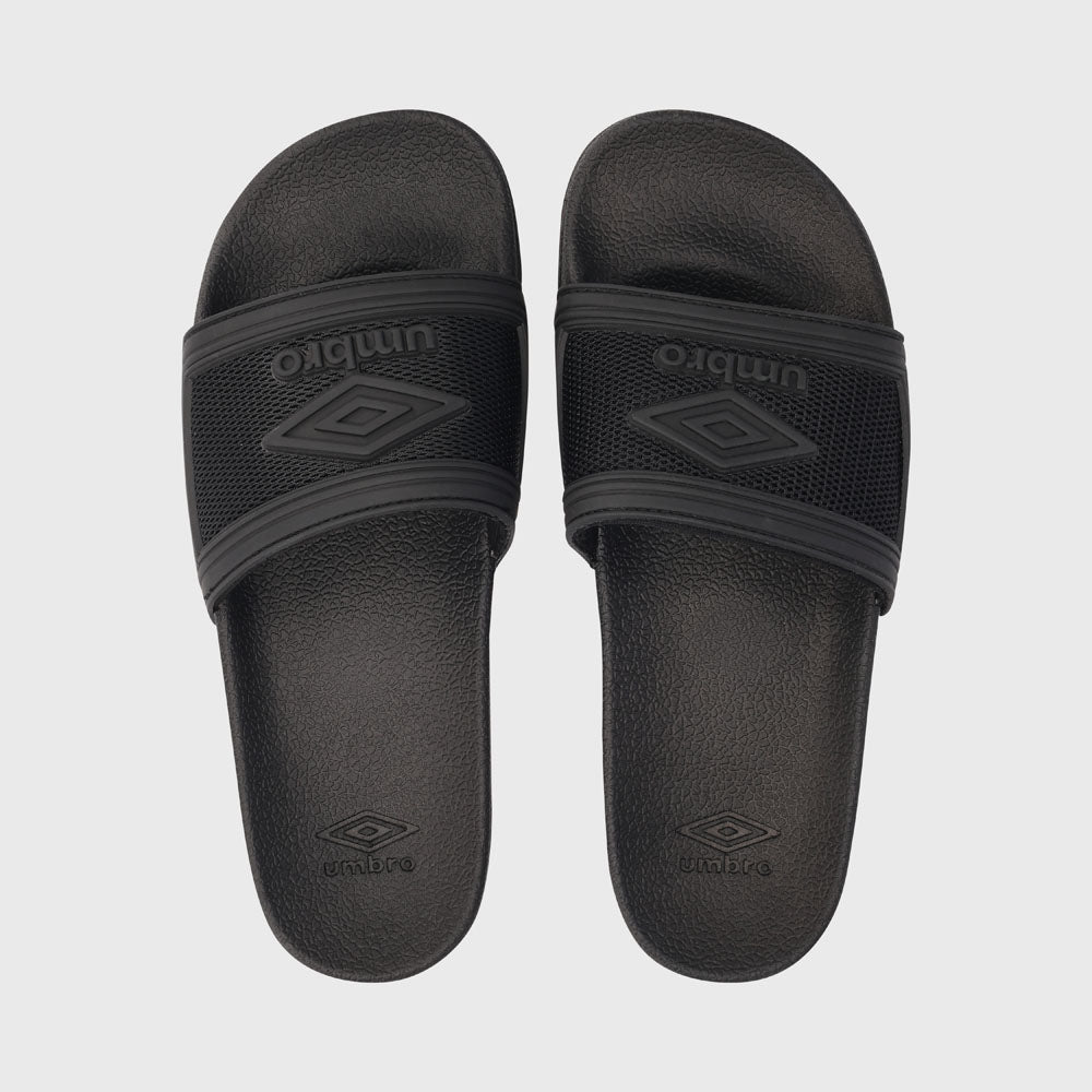 Umbro Youth Mesh Insert Slide Black