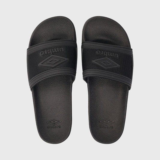 Umbro Youth Mesh Insert Slide Black
