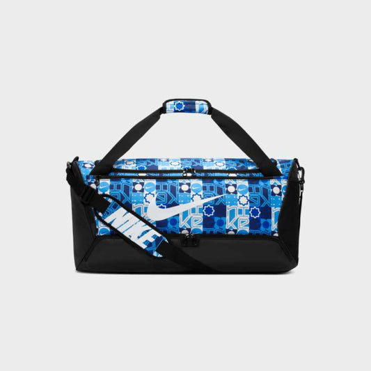 Nike Unisex Brasilia All Over Print Sports Bags Black