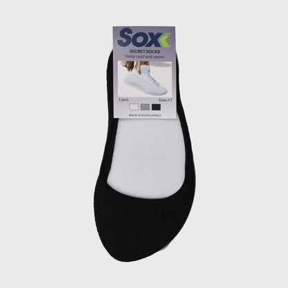 Sox 3-Pack INVISIBLE SOCK 4-7