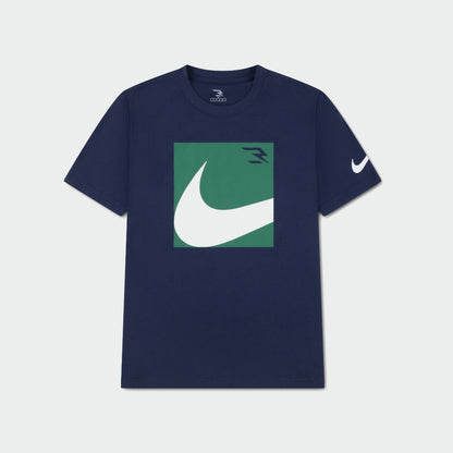 Nike 3Brand Boxed Swoosh Tee Blue