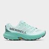 Merrell Womens Agility Peak 5 Trail Running Shoes Frost Blue