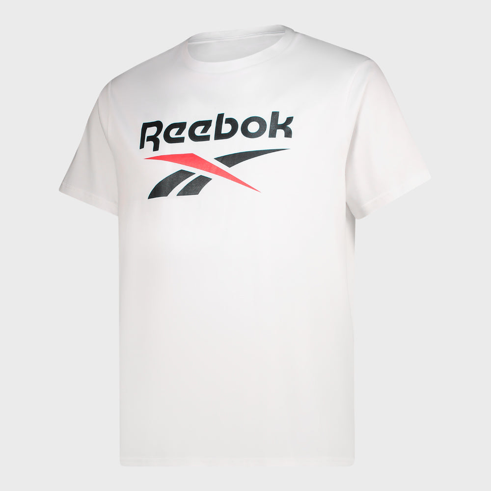 Reebok Mens Bruno Big Logo Tee White