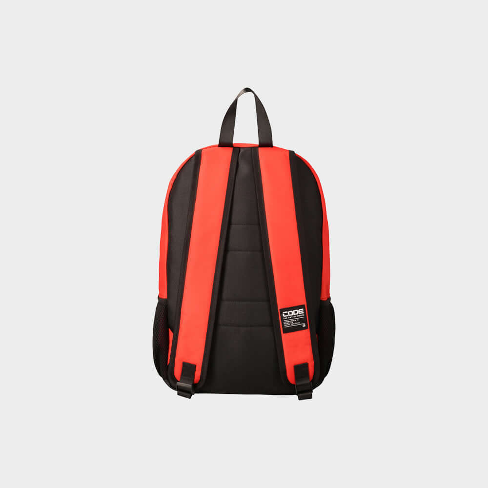 Code Front Pocket Backpack Red