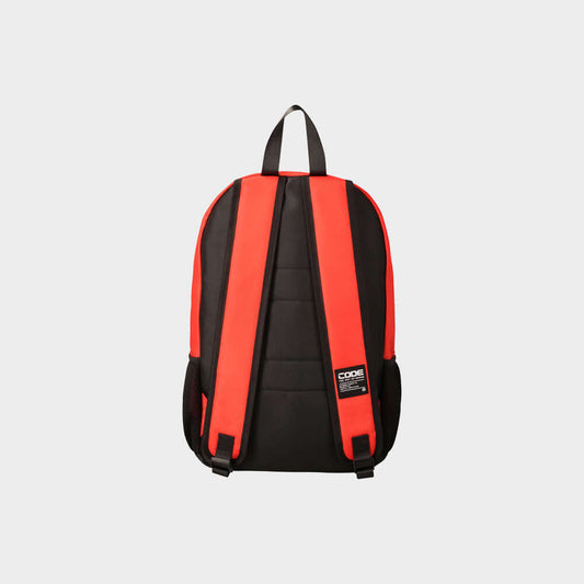 Code Front Pocket Backpack Red