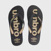 Umbro Youth Emboss Thong Sandals Black
