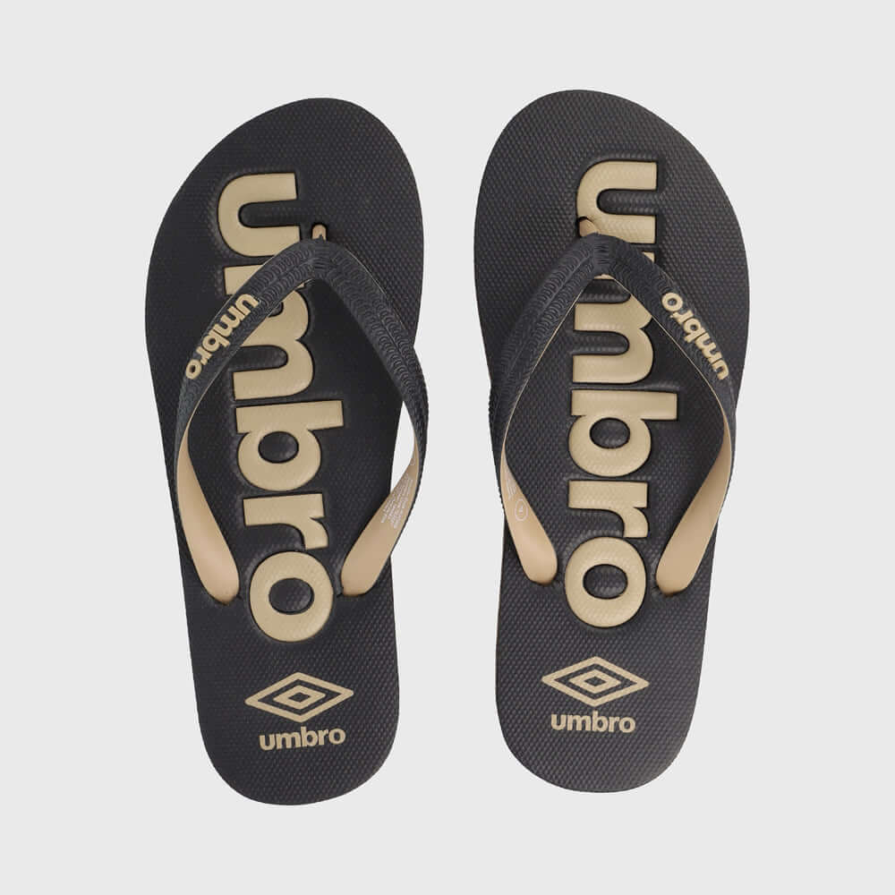 Umbro Youth Emboss Thong Sandals Black