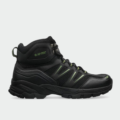 Hi-Tec Mens Grand Canaria Mid Outdoor Shoes Black