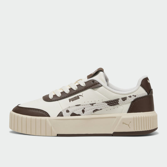 Puma Womens Carina Mia Wild Sneakers Brown