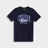 CODE MENS Outline Swoosh Graphic Tee BLUE