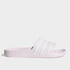 Adidas Womens Adilette Aqua Slides Pink