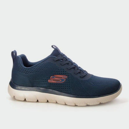 Skechers Mens Summits Sneakers Blue