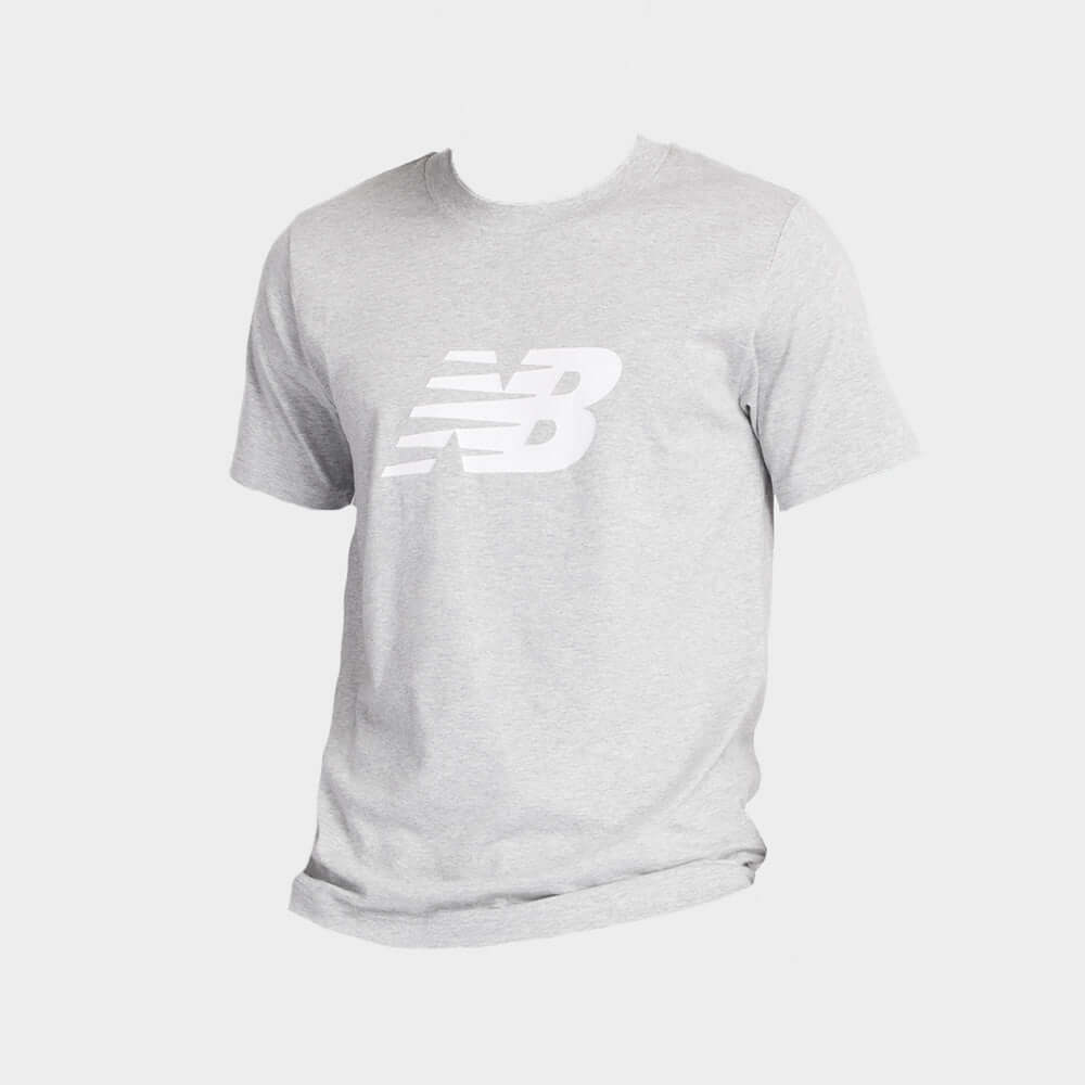 NEW BALANCE MENS Sport Logo Tee GREY