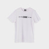 Code Mens Distressed Script Graphic Tee Blue