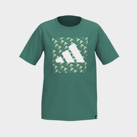 Adidas Kids Block Logo Tee Black