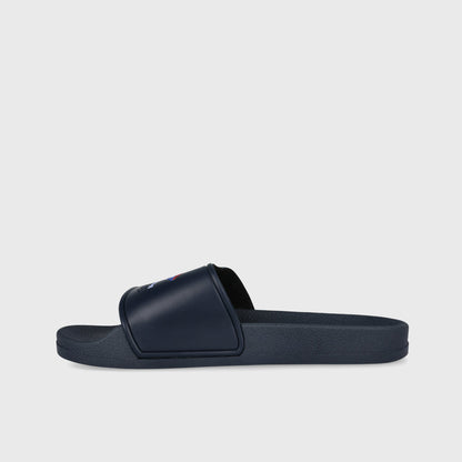 Umbro Mens Triple Logo Slides Blue