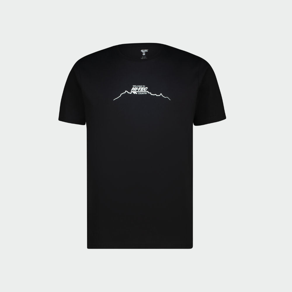 Hi-Tec Mens COUNTRY TEE Black