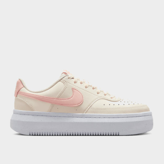 Nike Womens Court Vision Alta Sneakers Beige