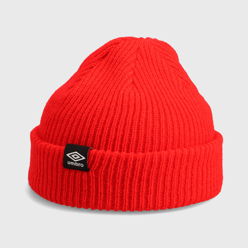 Umbro Unisex Fisherman Beanie Red