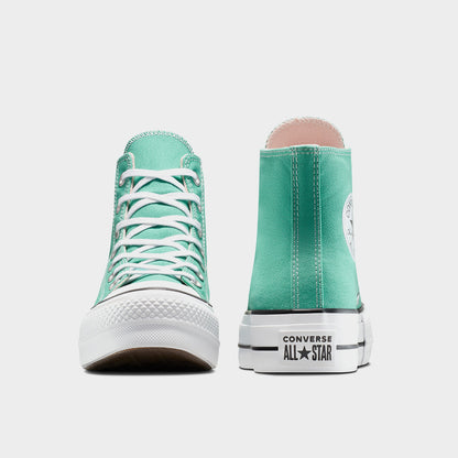 Converse Womens Chuck Taylor All Star Lift Platform High Top sneakers Green