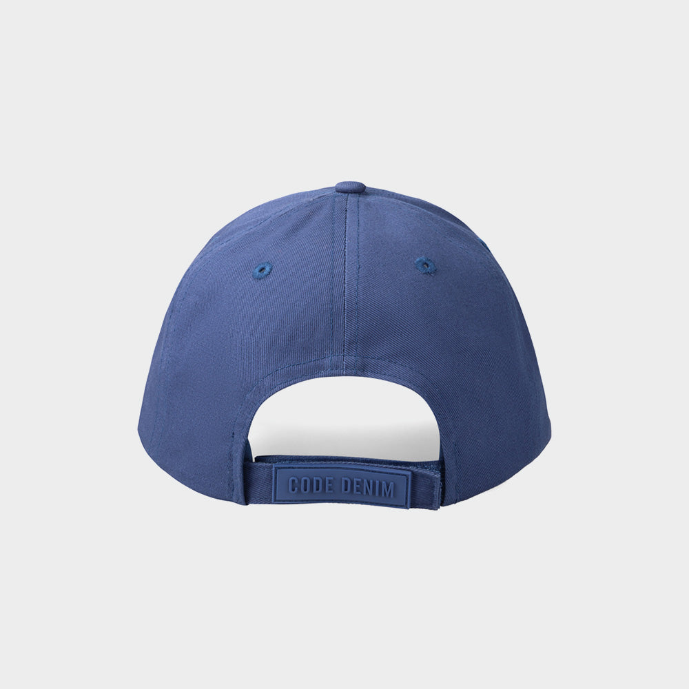 Code Logo Printed Peak Cap Blue