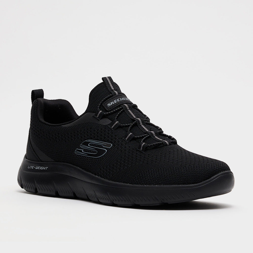 Skechers Mens Summits Sneakers Black