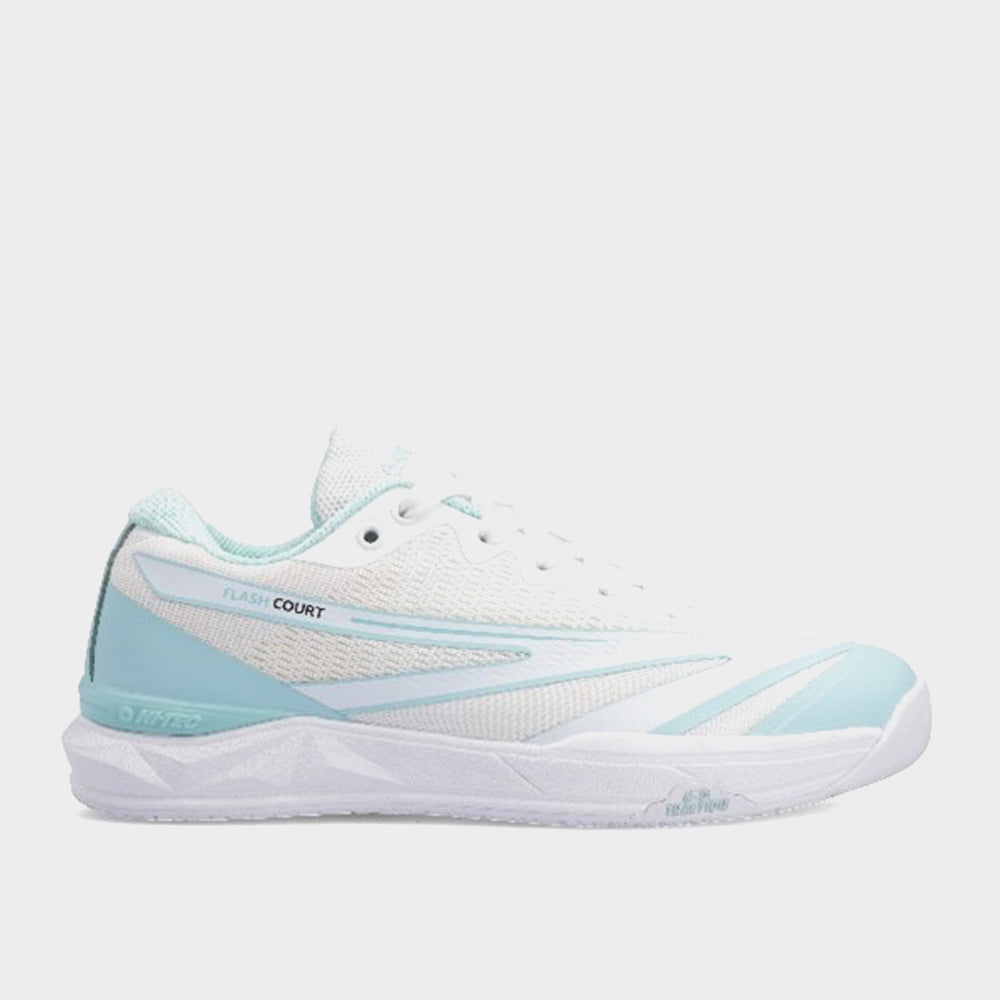 Hi-Tec Womens Flash Court Tennis Shoes White