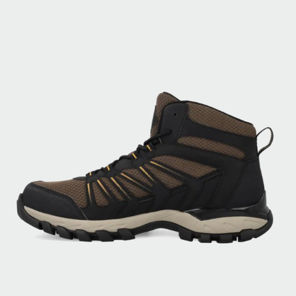 HI-TEC MENS Grand Paradiso Mid Outdoor Shoes BROWN