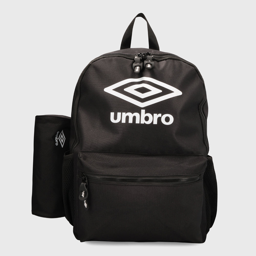 Umbro Unisex Back To School Backpack Set Black