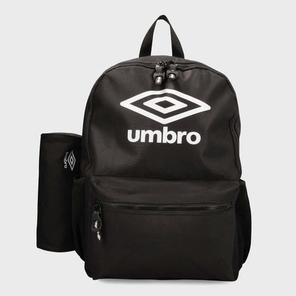 Umbro Back to School Backpack Set Black