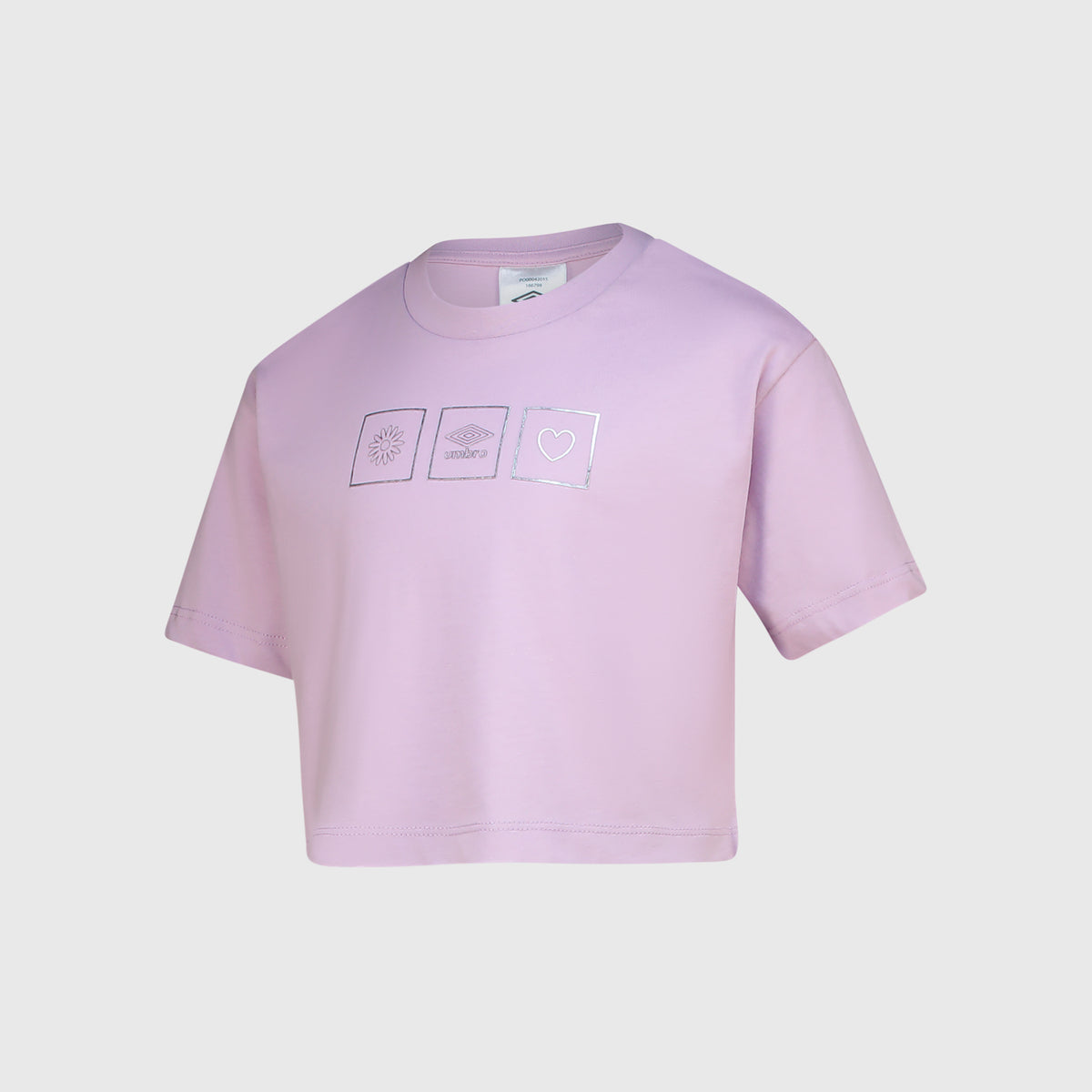 Umbro Girls Danica Boxy Tee Purple