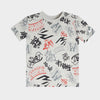 Nike Youth Graffiti Tag Tee Grey