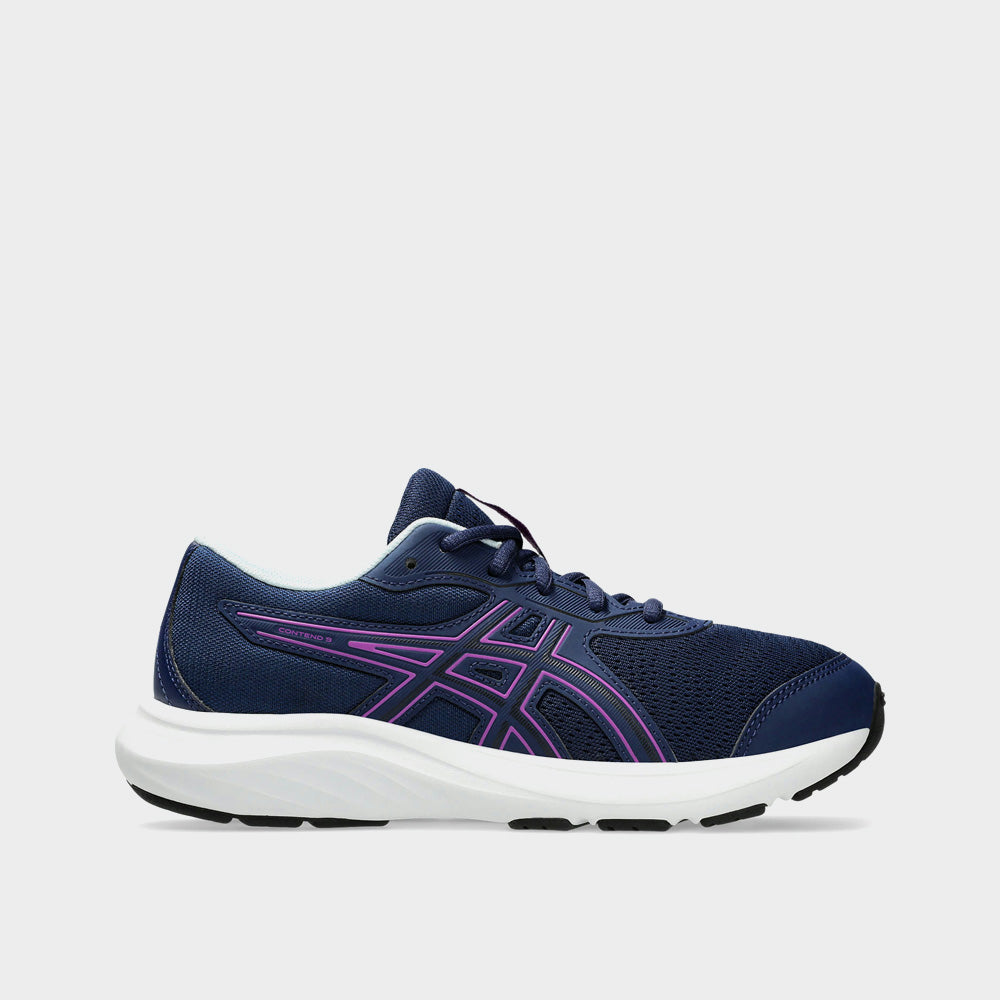 Asics Youth Contend 9 Running Shoes Blue
