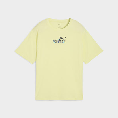 Puma Womens Essential Nature Relaxed Tee Yellow