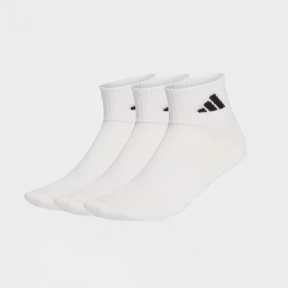 Adidas Adidas Thin & Light Ankle Socks 3Pk White
