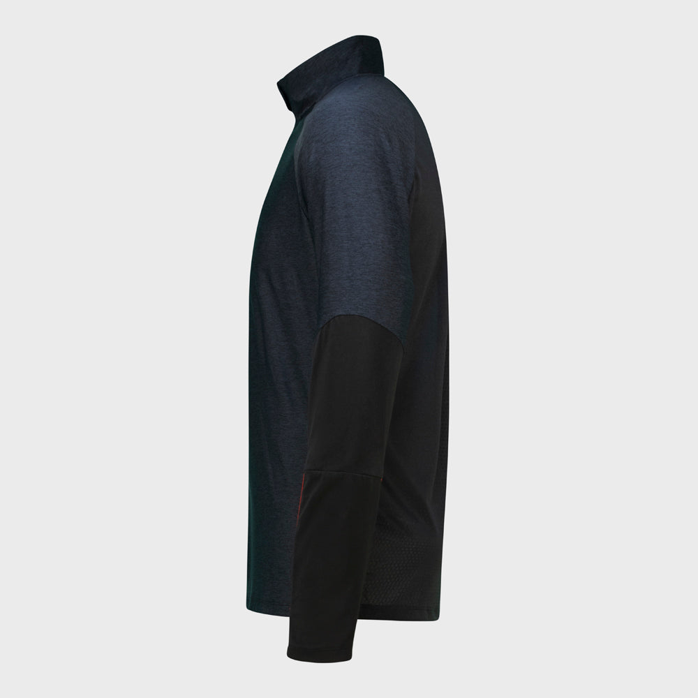 Umbro Pro Mens Pro Training Half Zip Top Black