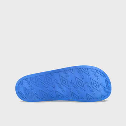 Umbro Mens Triple Logo Slides Blue
