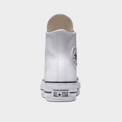 Converse Womens Chuck Taylor All Star Leather Platform High Top sneakers White