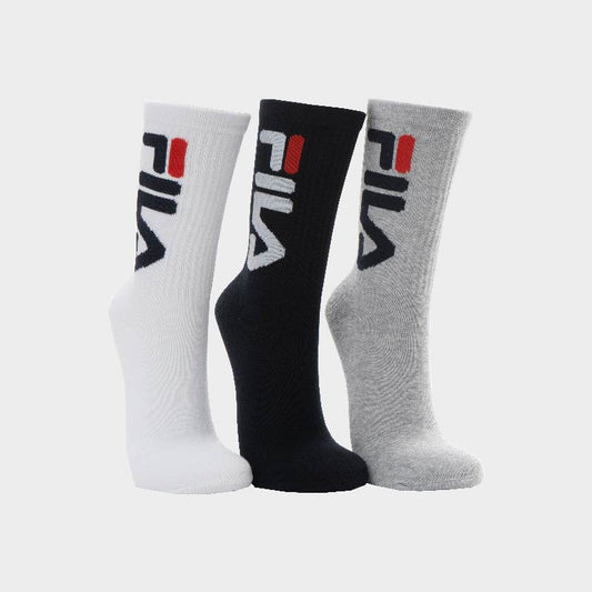 FILA 3 Pack Sandra Socks WHITE