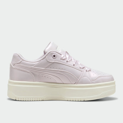 Puma Womens Rebound Femme Low Perla Sneakers Pink