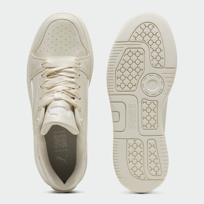 Puma Womens Rebound Femme Low Perla Sneakers Beige