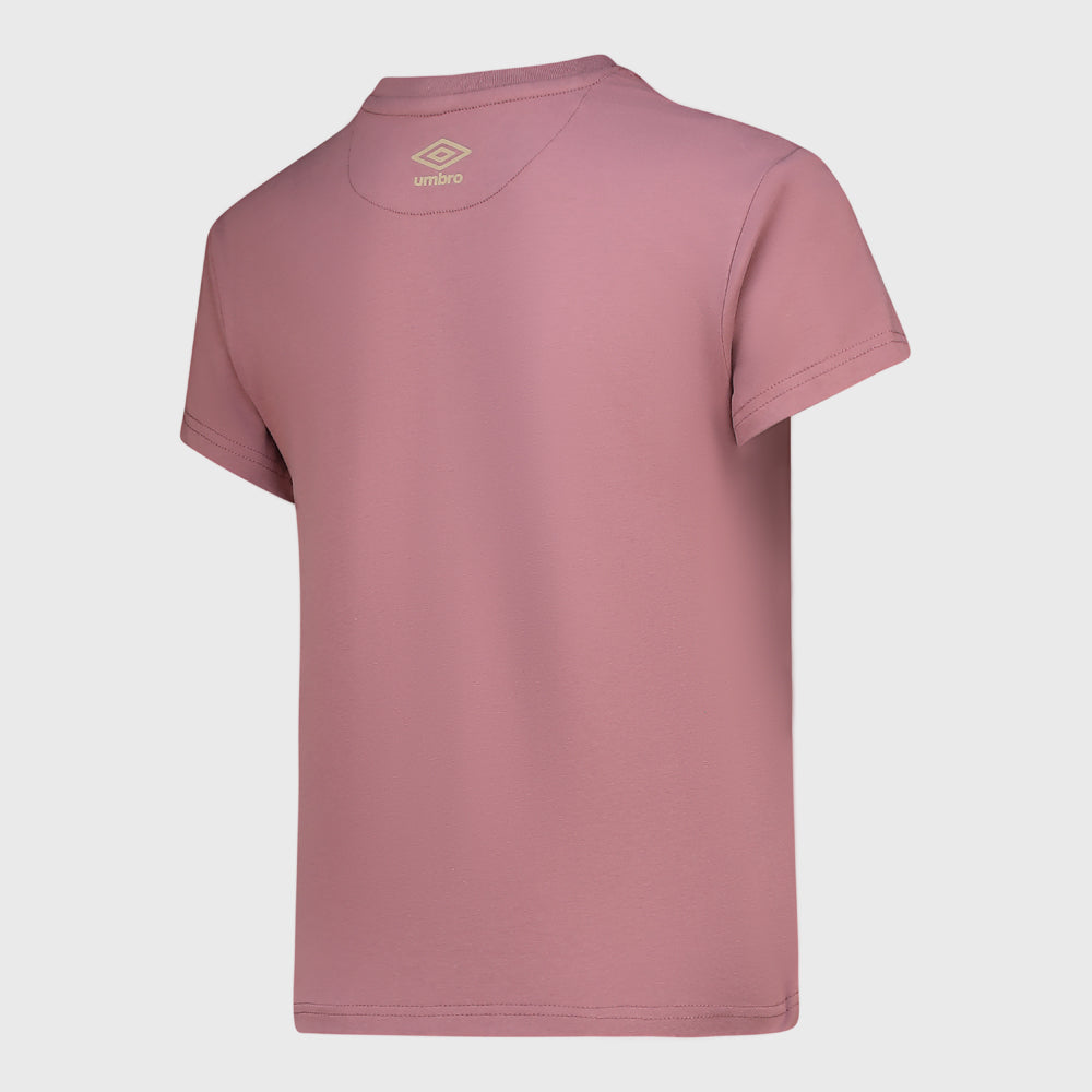 Umbro Womens Ideal Fitted Tee Pink