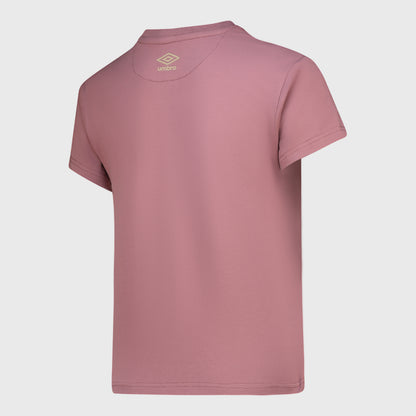 Umbro Womens Ideal Fitted Tee Pink