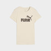 Puma Womens Essential Graphic Animal Tees Beige