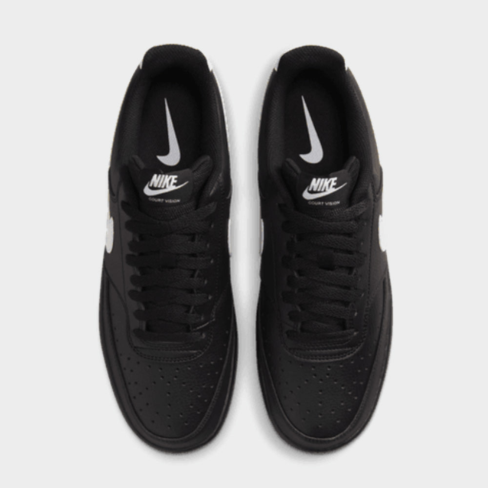 NIKE MENS Court Vision Low sneakers BLACK