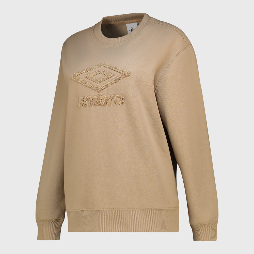 Umbro Womens Response Crew Top Brown
