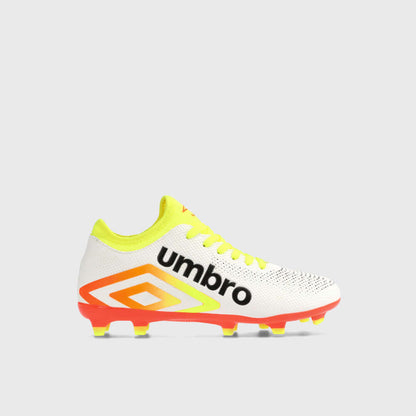 Umbro Mens Aurora III Football Boots White